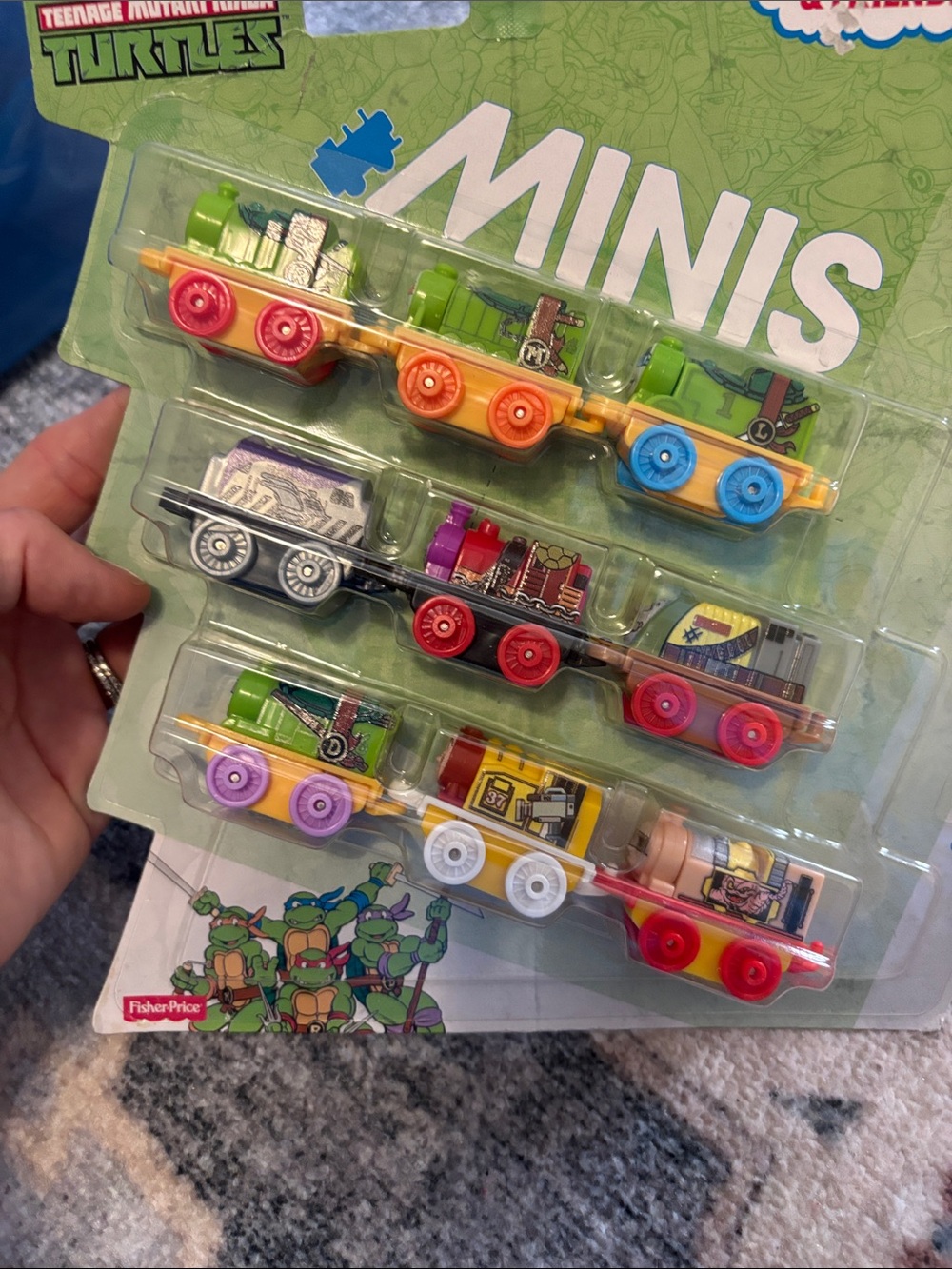 New Fisher-Price Teenage Mutant Ninja Turtles Minis Collectible! Rare